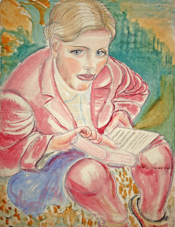 Lesendes Mädchen