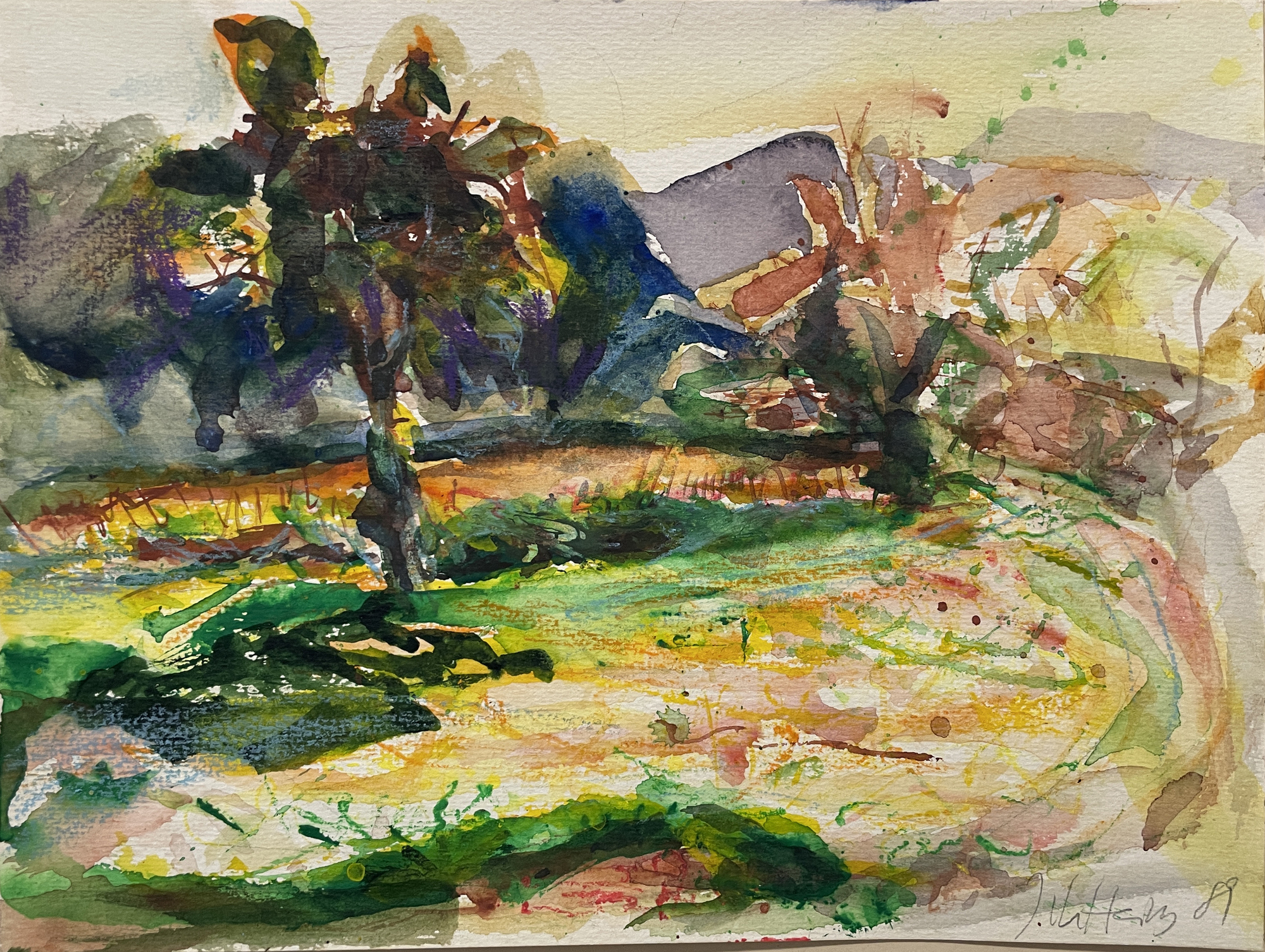 Herbstliches Feld