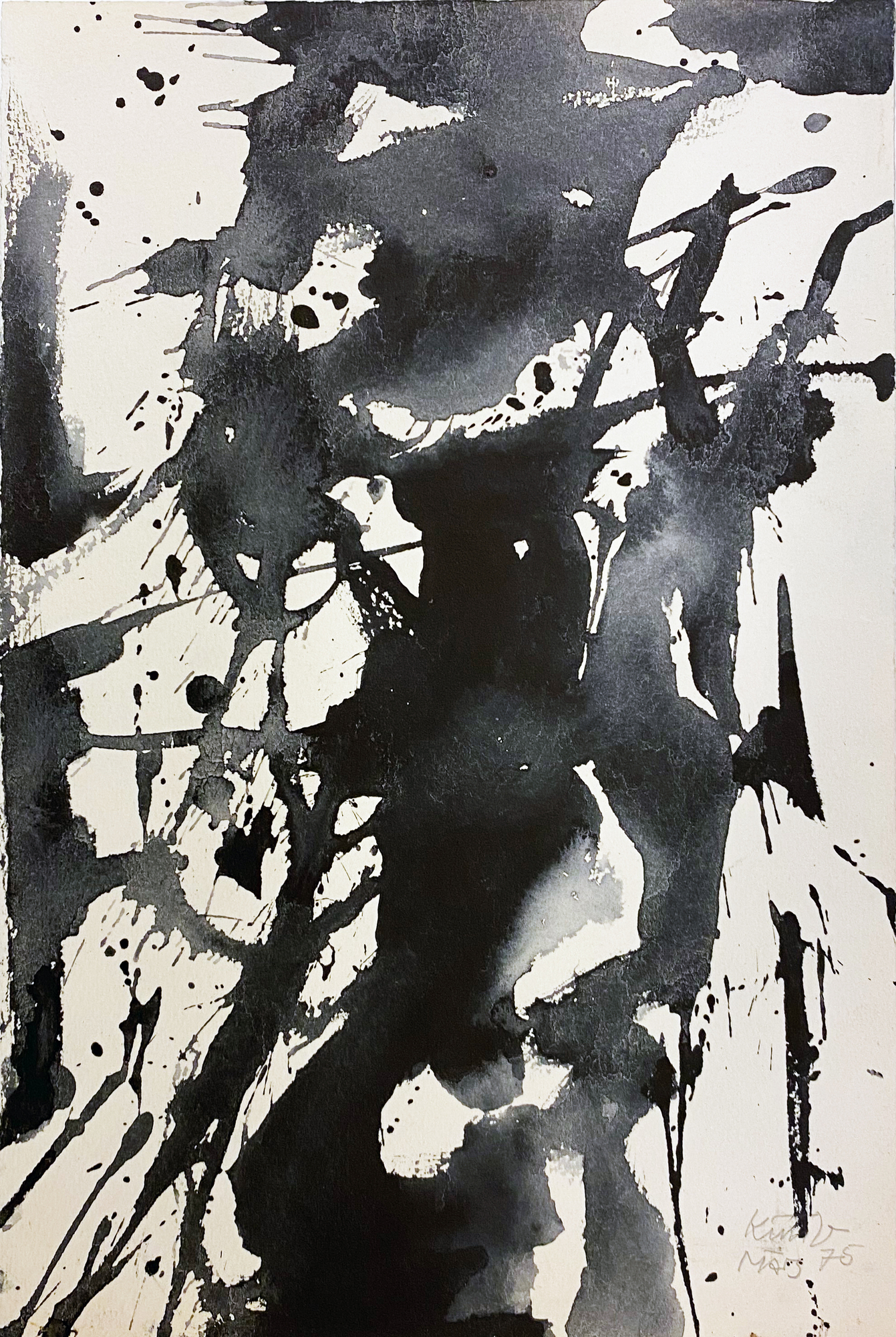 Ohne Titel (Kalligraphische Komposition)
