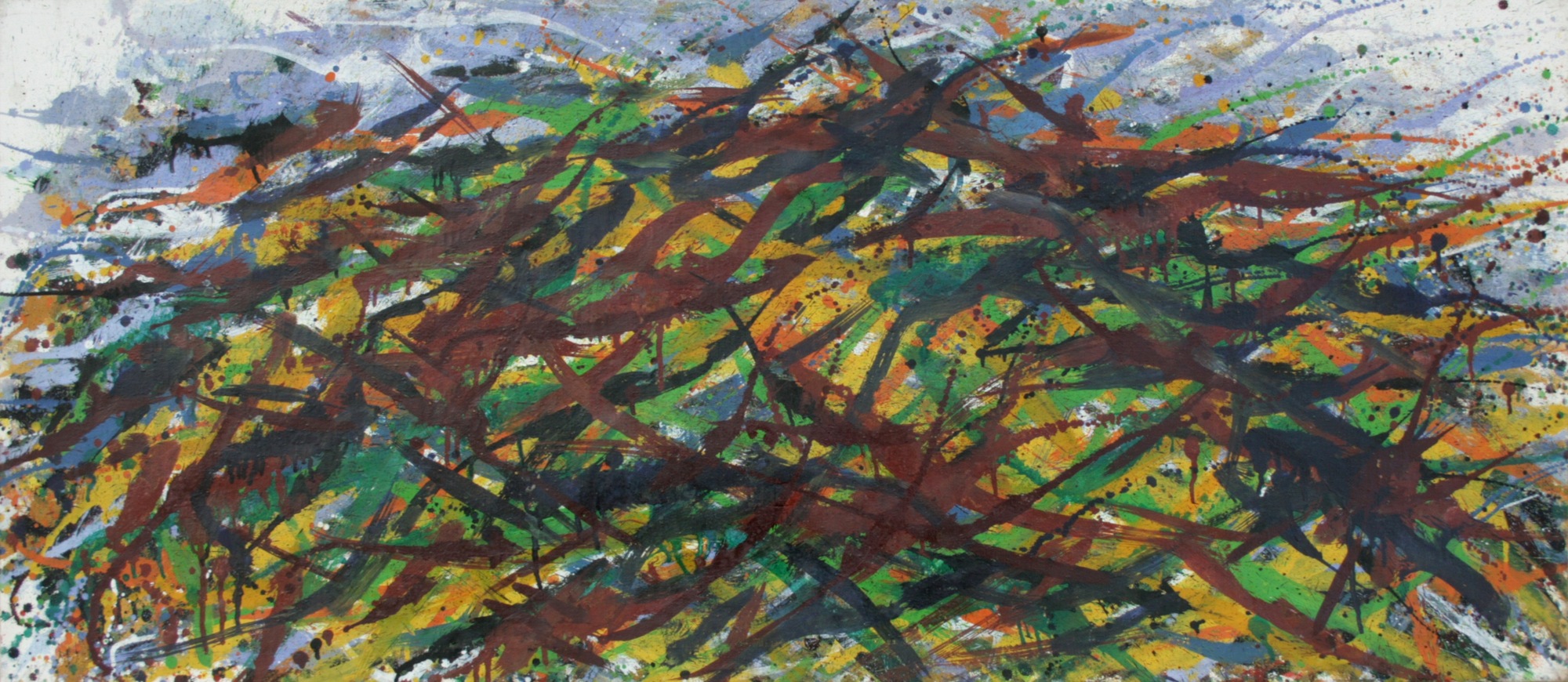 Helle Buschlandschaft