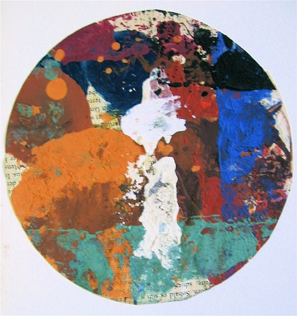 Hermann Glöckner: Rundes Zeichen, 1975