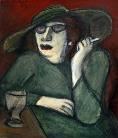 Herta Günther: Dame in Grün, 1997