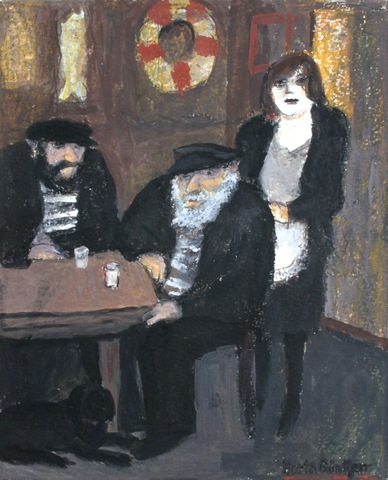 Herta Günther: Fischerkneipe, 1993