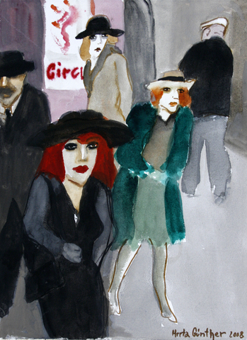 Herta Günther: Vor dem Cirkus, 2008