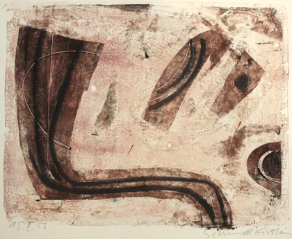 Helmut Schmidt-Kirstein: Ohne Titel. 15.II.56, 1956