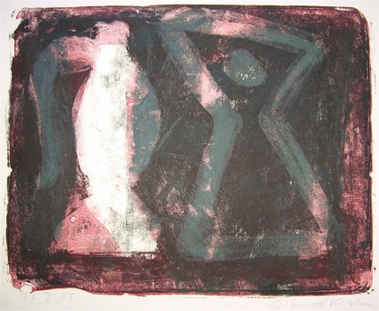 Helmut Schmidt-Kirstein: Ohne Titel. 26.I.56, 1956