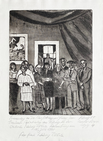 Hans Körnig: Ausstellungseröffnung in Ravensburg 1988: Hans Körnig, 1988