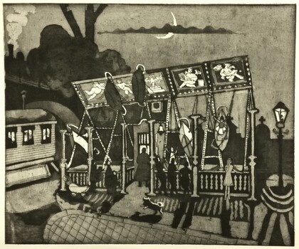 Hans Körnig: Am Bischofsplatz, 1956