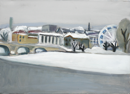 Ralf Kerbach: Winterlandschaft, 2015
