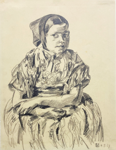 Paula Lauenstein: Wendisches Mädchen, 1928