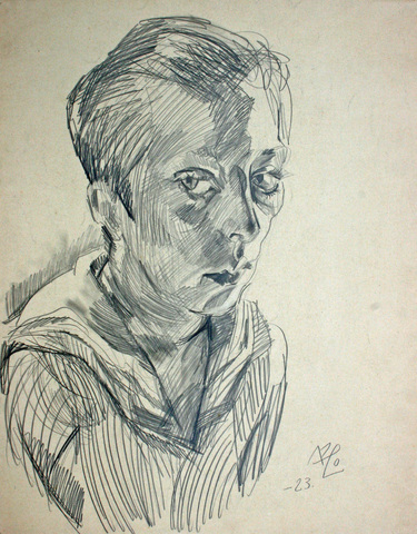 Paula Lauenstein: Junge in Matrosenanzug, 1923