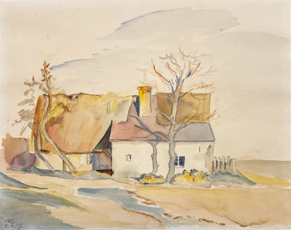 Paula Lauenstein: Haus in Wetro, 1928