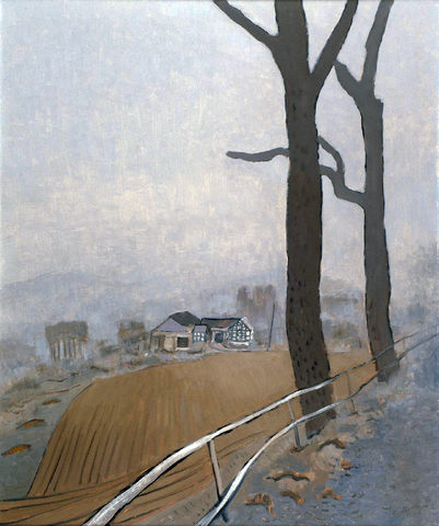 Wolfgang Mattheuer: Ein diesiger Tag, 1984