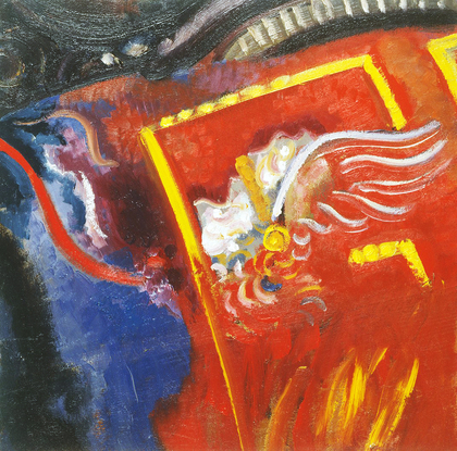 Wolfgang Mattheuer: Die linke Schulter meines Vordermannes, 1989