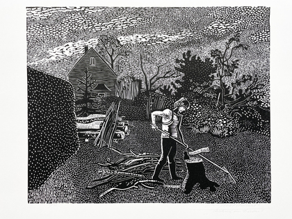Wolfgang Mattheuer: Richard im Garten, 1981