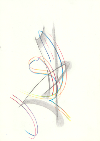 Wilhelm Müller: o.T. (Zyklus "Japanischer Zirkus"), 1985
