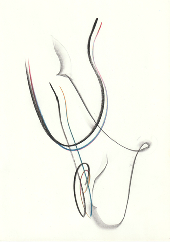 Wilhelm Müller: o.T. (Zyklus "Japanischer Zirkus"), 1985