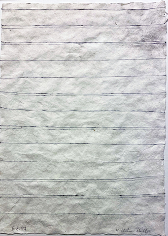Wilhelm Müller: Ohne Titel (Streifen), 1997