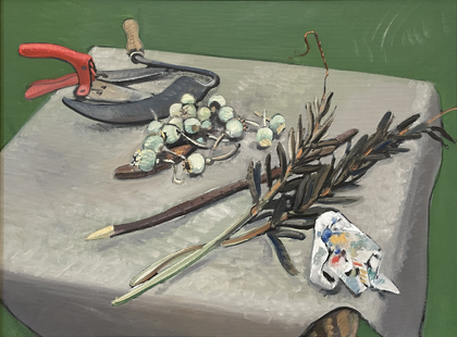 Wolfgang Mattheuer: Gartenstillleben, 1991