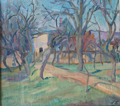 Paula Lauenstein: Garten in Horka, 1920