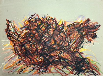 Max Uhlig: Ancien cep de vigne diagonal, Mai 2010