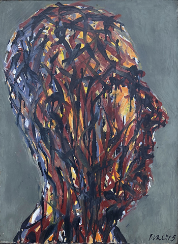 Max Uhlig: Seitlicher Kopf Erik Keune, 2005