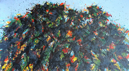 Max Uhlig: Vegetation am Berg, 1993-95