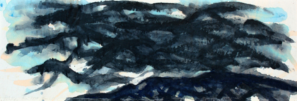 Max Uhlig: Nuages sur la Montagne de la Plates, Provence, 2010