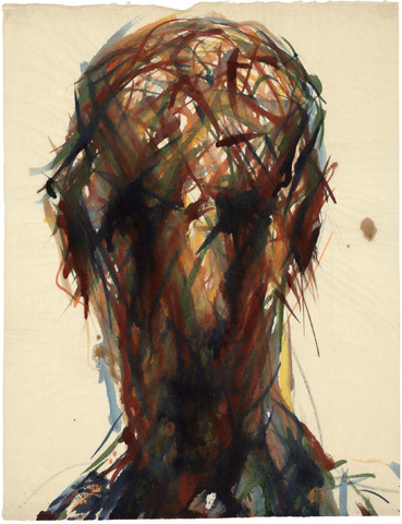 Max Uhlig: Männerkopf 'Selbst', 1987