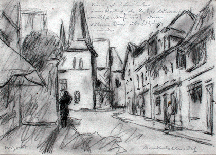 Albert Wigand: Niederdollendorf (WVZ B-1936/14), 1936
