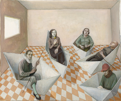 Doris Ziegler: In den Booten II (Wvz 303), 2021