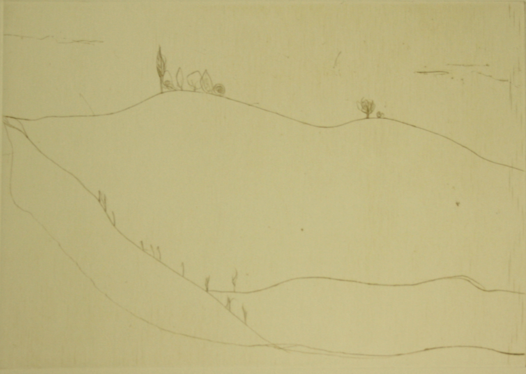 Der Hügel umbuschtes Wispern [WVZ R208 (oliv)]