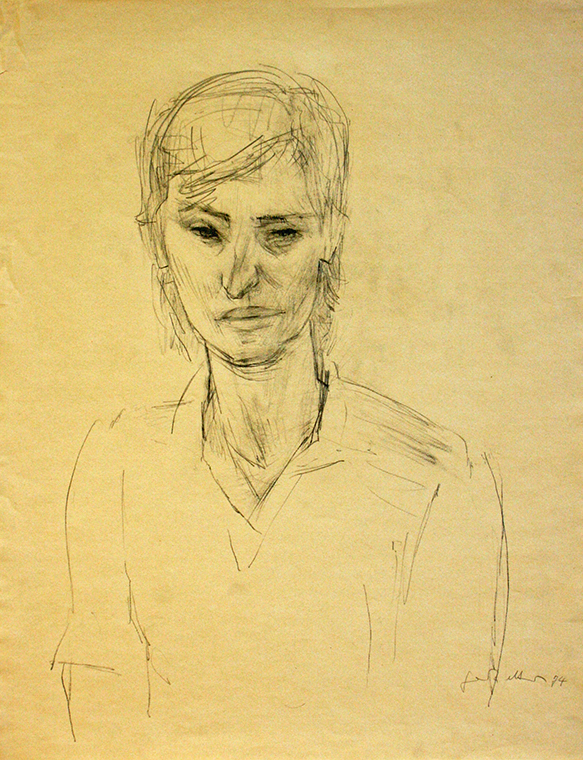 Gitta (die Gattin des Künstlers)