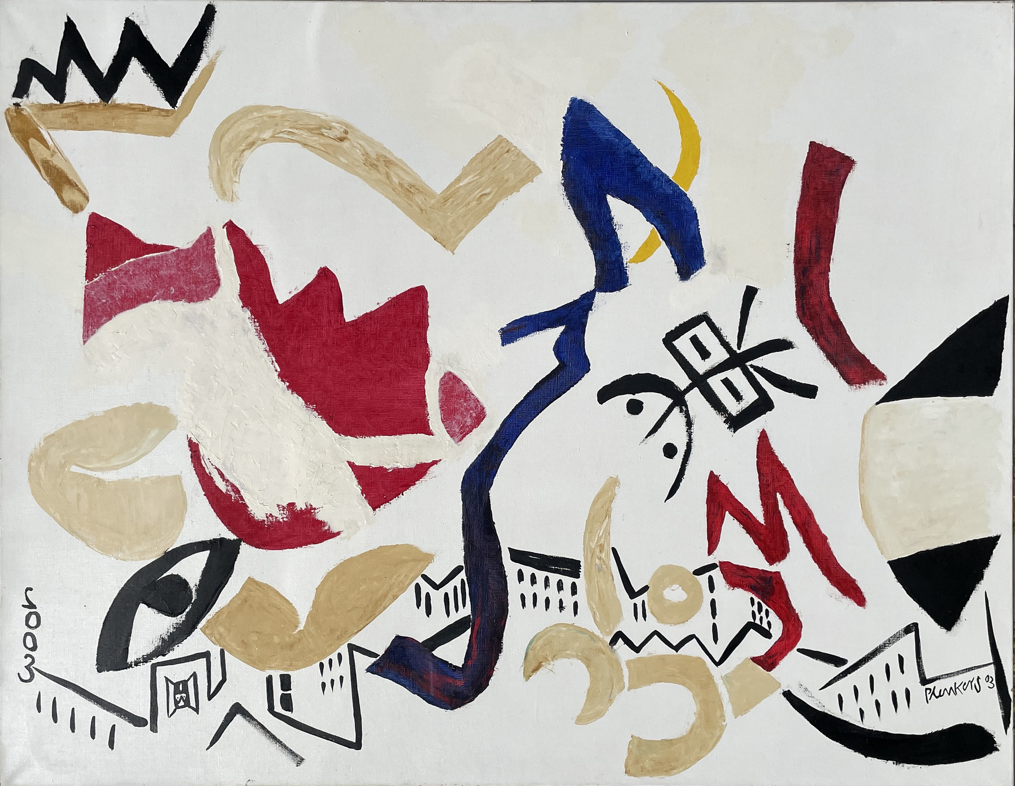 Drachen über der Stadt