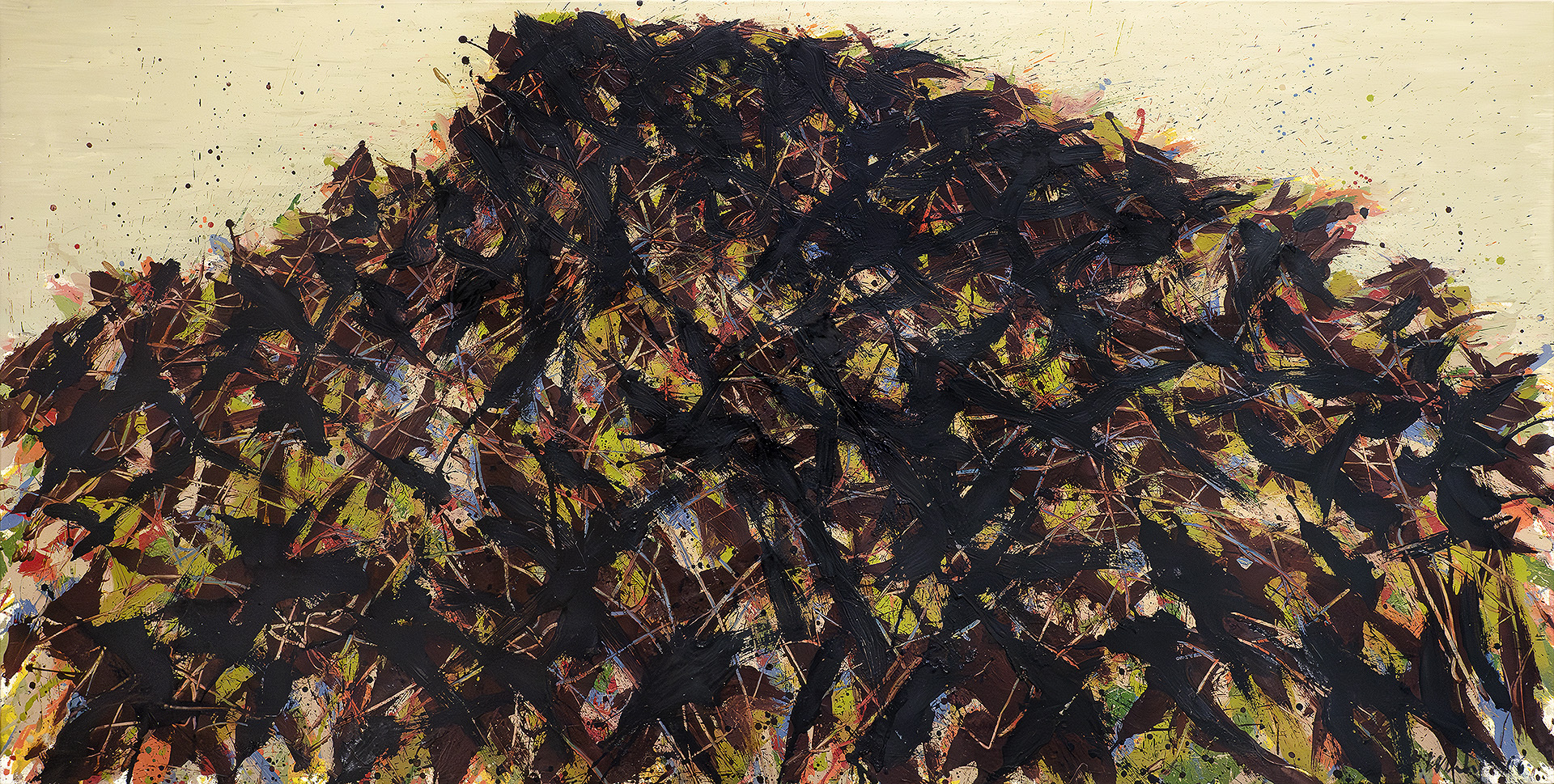 Paysage de la provence, près de Faucon