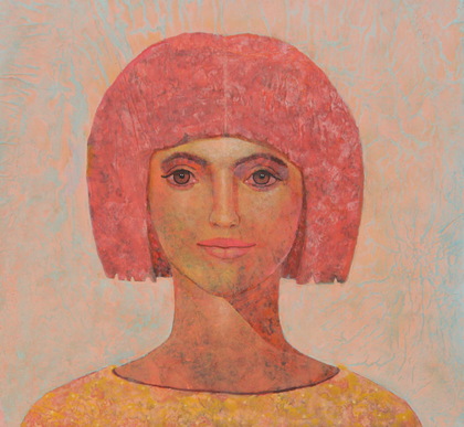 Heinz Rabbow: Junge Frau mit gelbem Shirt, 2025