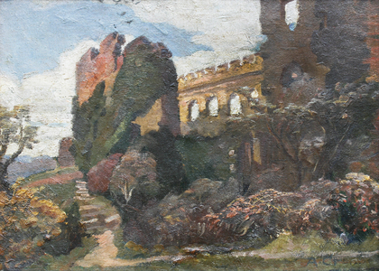 August Croissant: Maxburg - Hambacher Schloss, 1913