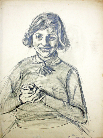 Ernst Hassebrauk: Mädchen aus Leipzig, Weststraße, 1932