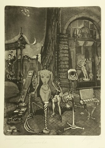 Hans Körnig: Erinnerung an den Amsterdamer Judenmarkt, 1962