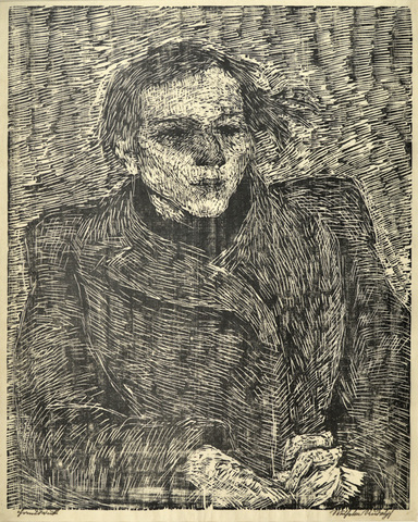 Wilhelm Rudolph: Brustporträt, 1930er Jahre
