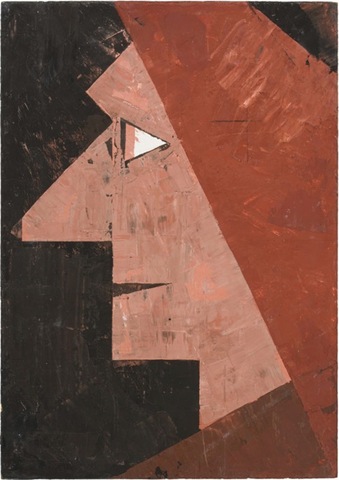 Hermann Glöckner: Tafel (Profil nach links), um 1936