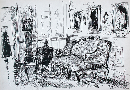 Ernst Hassebrauk: Landshuter Zimmer, Nationalmuseum München, 1960