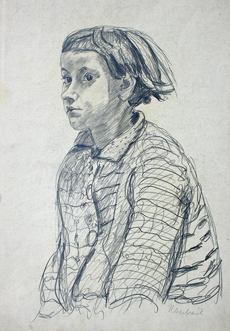 Ernst Hassebrauk: Kinderbildnis, 1946