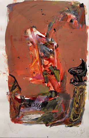 Johannes Heisig: Lunapark, 1990