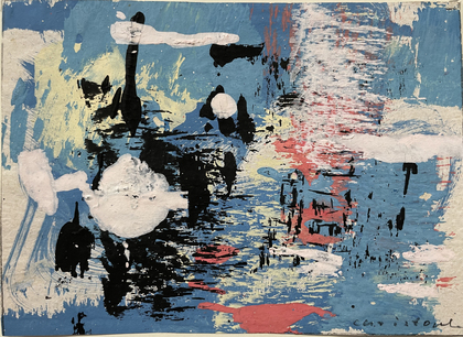 Hans Christoph: Informelle Komposition, um 1970