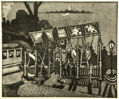 Hans Körnig: Am Bischofsplatz, 1956