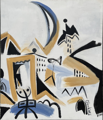 Stefan Plenkers: Mond Fisch Stadt, 2001