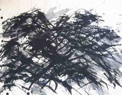 Max Uhlig: Buschwerk am Katharinenberg, 1983