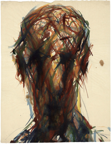 Max Uhlig: Männerkopf 'Selbst', 1987