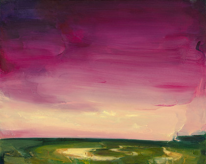 Mona Pourebrahim: Unter rosigem Himmel, 